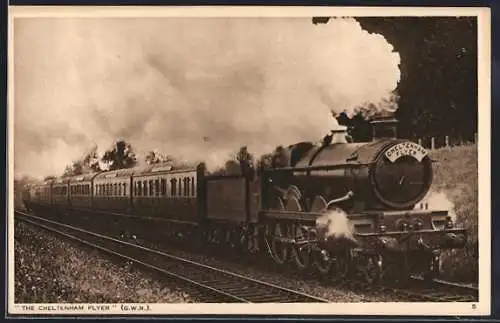 AK The Cheltenham Flyer, englische Eisenbahn