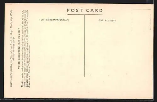 AK The Cheltenham Flyer, englische Eisenbahn