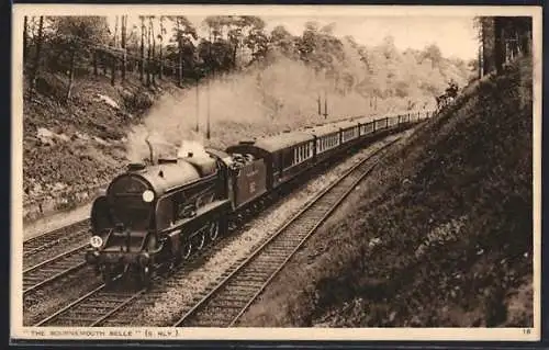 AK englische Eisenbahn The Bournemouth Belle