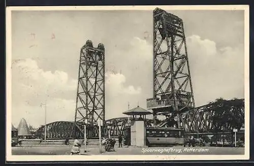 AK Rotterdam, Spoorweghefbrug