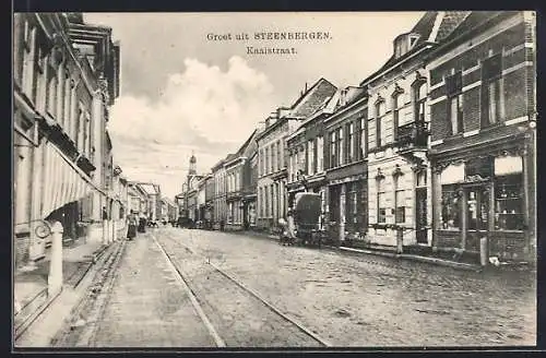 AK Steenbergen, Kaaistraat mit Geschäften