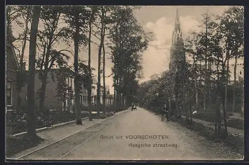 AK Voorschoten, Haagsche Straatweg, Kirche