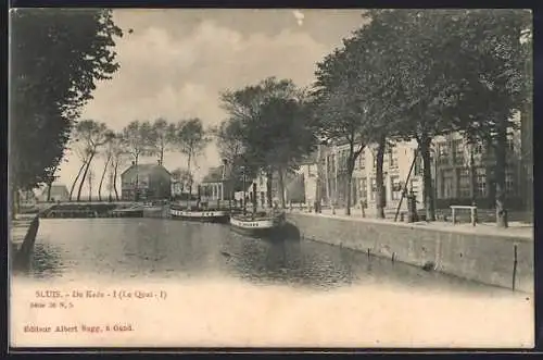 AK Sluis, De Kade und Schiffe