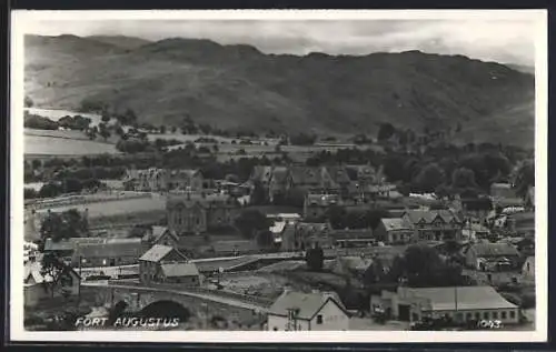 AK Fort Augustus, Ortsansicht aus der Vogelschau