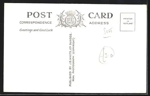 AK Fort Augustus, Ortsansicht aus der Vogelschau