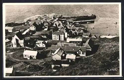 AK Mallaig, Ortsansicht aus der Vogelschau