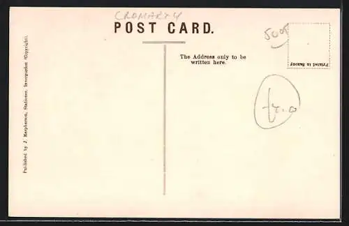 AK Invergordon, Panorama an dthe Harbour, Wappen, Passepartout