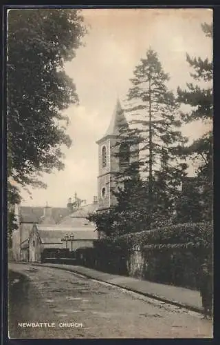 AK Newbattle, Street with church