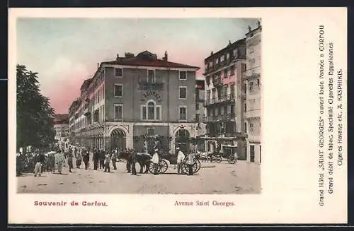 AK Corfou, Grand Hotel Saint Georges, Avenue Saint Georges