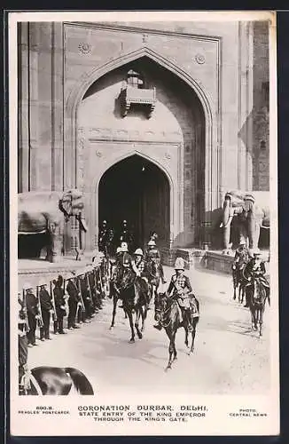 AK Delhi, Coronation Durbar, State Entry of the King Emperor through the King`s Gate