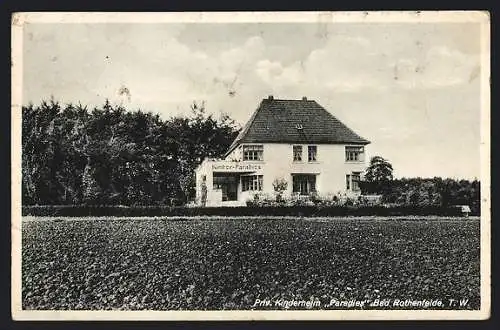AK Bad Rothenfelde, Blick zum Priv. Kinderheim Paradies