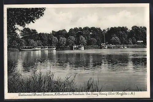 AK Möllenhorst, Restaurant Strand-Terrasse, Bes. Frang Henning
