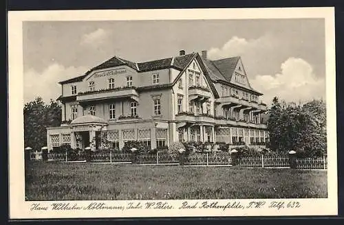 AK Bad Rothenfelde, Hotel Haus Wilhelm Noltmann, Inh. W. Peters