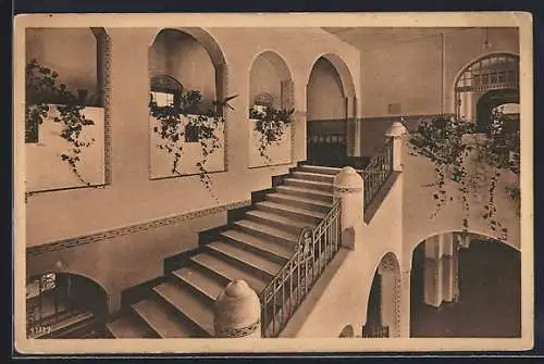 AK Engelthal / Frankenalb, Neuer Treppenaufgang der Nürnberger Heilstätte