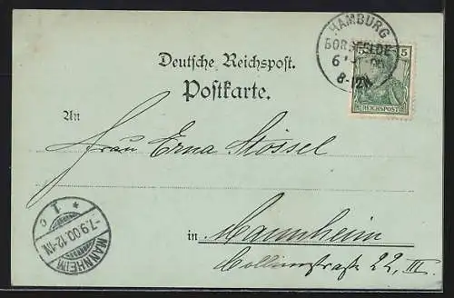 Mondschein-AK Hamburg, Partie am Wandrahmsfleth