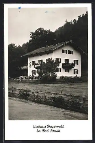 AK Bad Kreuth / Glashütte, Gasthaus Bayerwald