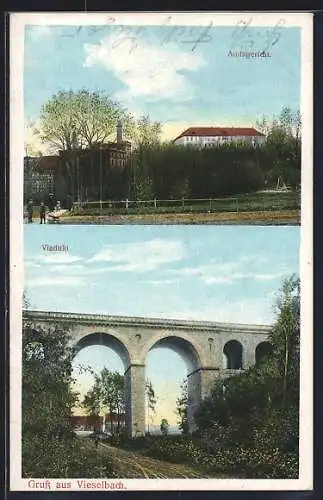 AK Vieselbach, Das Amtsgericht und das Viadukt