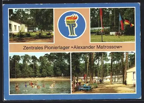AK Spreeau /Fürstenwalde, Zentrales Pionierlager Alexander Matrossow am Störitzsee