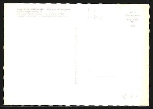 AK Bad Windsheim, Tanz Cafe Sommerer in der Rothenburger Strasse 15, Bes. Hermann Sommerer