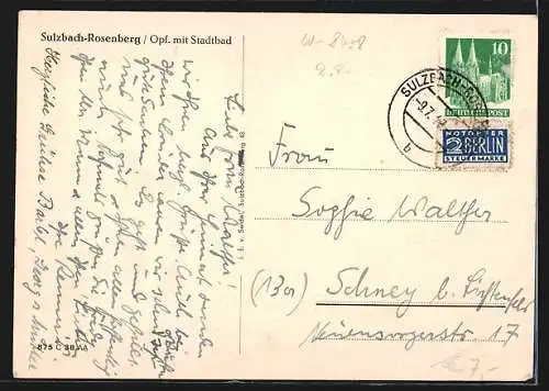 AK Sulzbach-Rosenberg, Partie am Stadtbad
