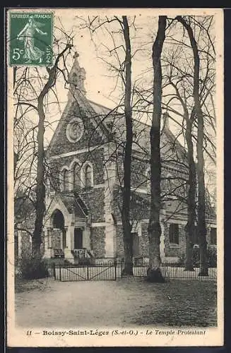 AK Boissy-Saint-Léger, Le Temple Protestant