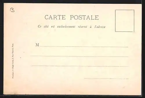 AK Le Perreux, vue prise de la mairie, église