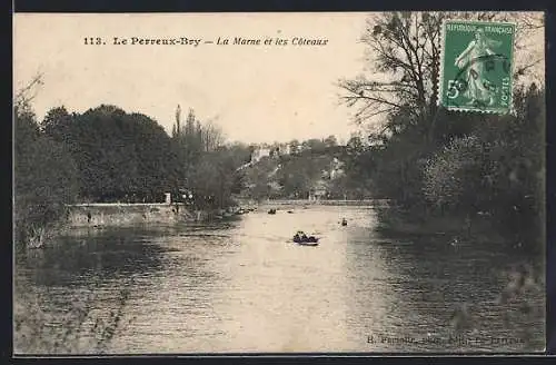 AK Le Perreux-Bry, La Marne et les Coteaux