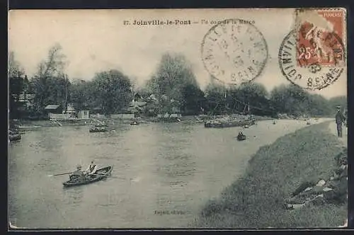 AK Joinville-le-Pont, Un coin de la Marne