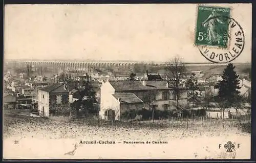 AK Arcueil-Cachan, Panorama de Cachan