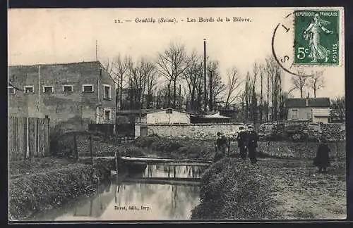 AK Gentilly, Les Bords de la Bièvre