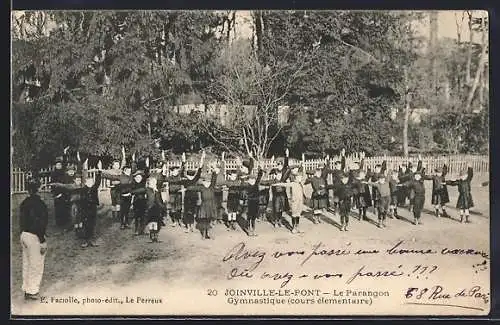 AK Joinville-le-Pont, Le Parangon Gymnastique, cours élémentaire