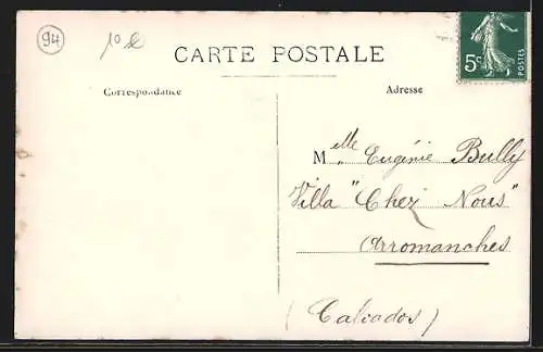 AK Chennevières, Vue sur la Marne avec un bateau à rames