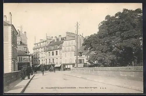 AK Villeneuve-Saint-Georges, Place Saint-Georges et bâtiments adjacents