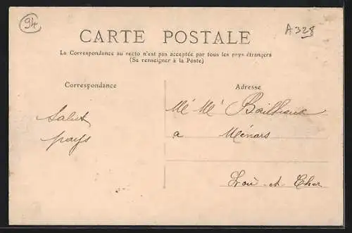 AK Créteil, Rue de Saint-Maur vue prise du Pont