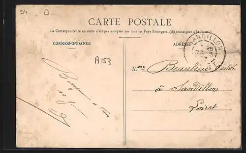 AK Alfort, La Rue Eugène Renault avec charrettes et passants