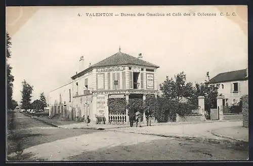 AK Valenton, Bureau des Omnibus et Café des 2 Colonnes