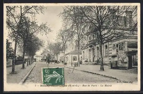 AK Boissy-Saint-Léger, Rue de Paris, La Mairie