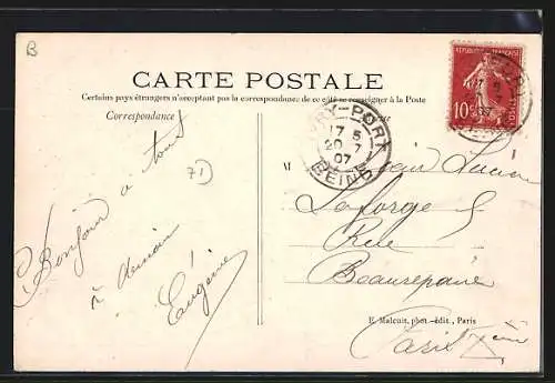 AK Ivry, Boulevard Sadi Carnot avec vue sur les rails et bâtiments adjacents