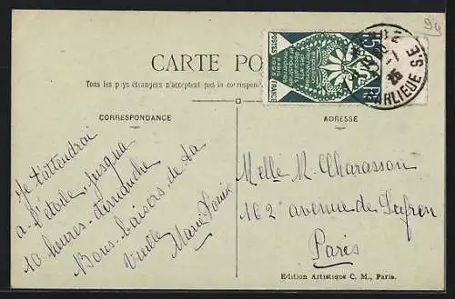 AK Saint-Mandé, La Rue de la République avec passants et voitures