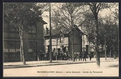 AK Maisons-Alfort, Usine Salomon, Sortie du Personnel