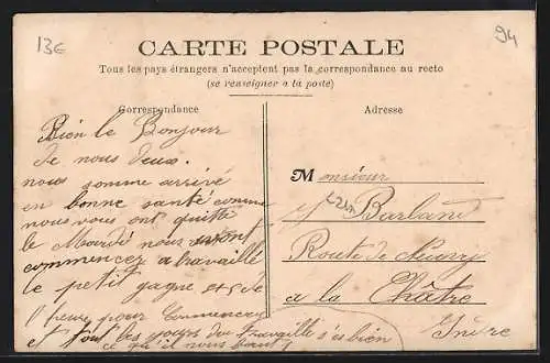 AK Saint-Maur-des-Fossés, Place de la Croix-Souris avec passants et commerces