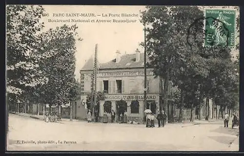 AK Parc Saint-Maur, La Porte Blanche au Boulevard National et Avenue Beauséjour