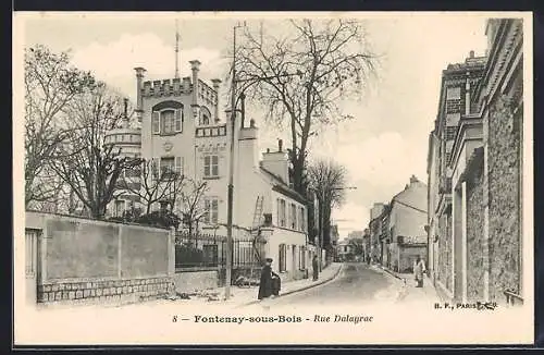 AK Fontenay-sous-Bois, Rue Dalayrac et architecture pittoresque