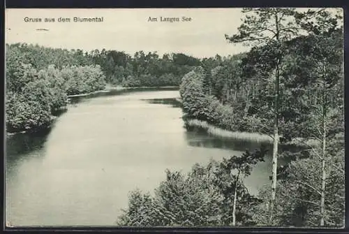 AK Berlin-Köpenick, Blumental am Langen See