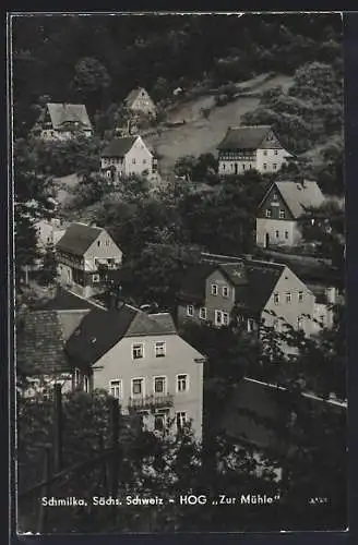 AK Schmilka /Sächs. Schweiz, HO-Gaststätte Zur Mühle