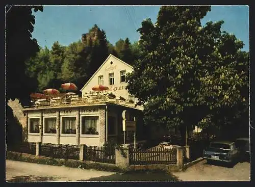 AK Tüchersfeld, Gasthof an Café Püttlachtal, Ad. Teichmann