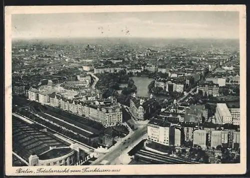 AK Berlin-Charlottenburg, Blick vom Funkturm