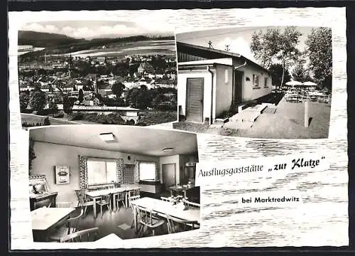 AK Marktredwitz, Gasthof Zur Klatze, Panorama