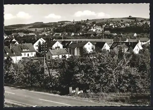 AK Weidenberg im Fichtelgebirge, Ortsansicht mit Kirche