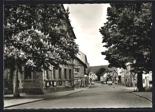 AK Weidenberg im Fichtelgebirge, Strassenpartie, Gasthof zur Post